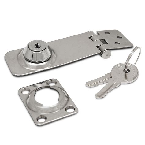 stainless steel lockable hasp